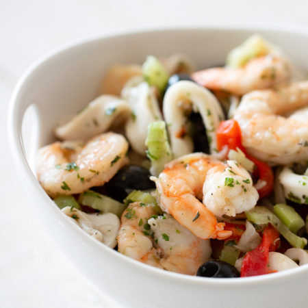 Calamari and Shrimp Salad