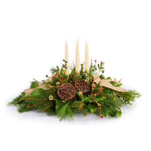 Woodland Holiday Centerpiece