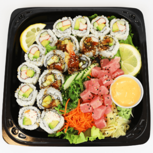 Sushi and Tuna Salad Sampler